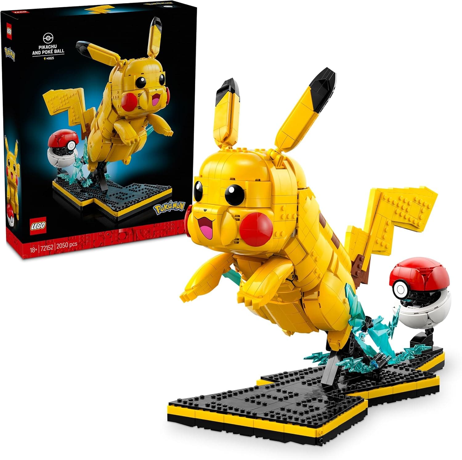 LEGO Pokémon Pikachu Figure Building Set (25349)