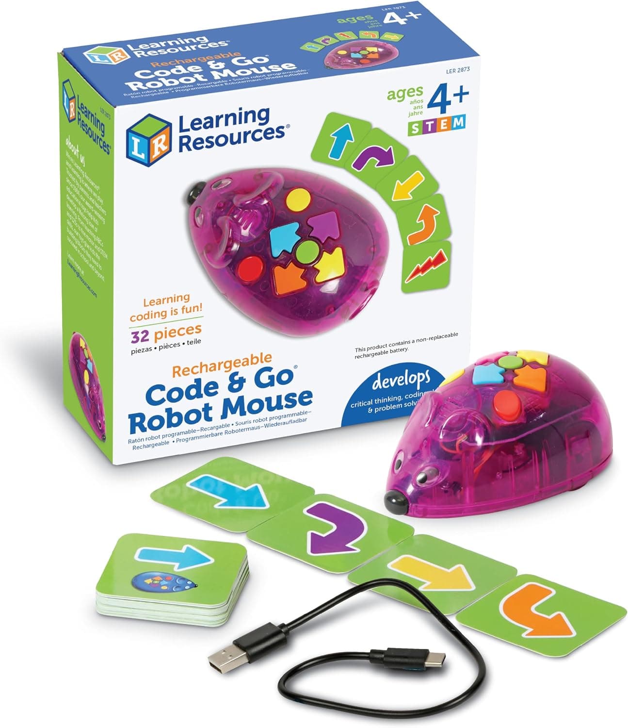Learning Resources Code & Go Robot Mouse Activity Set