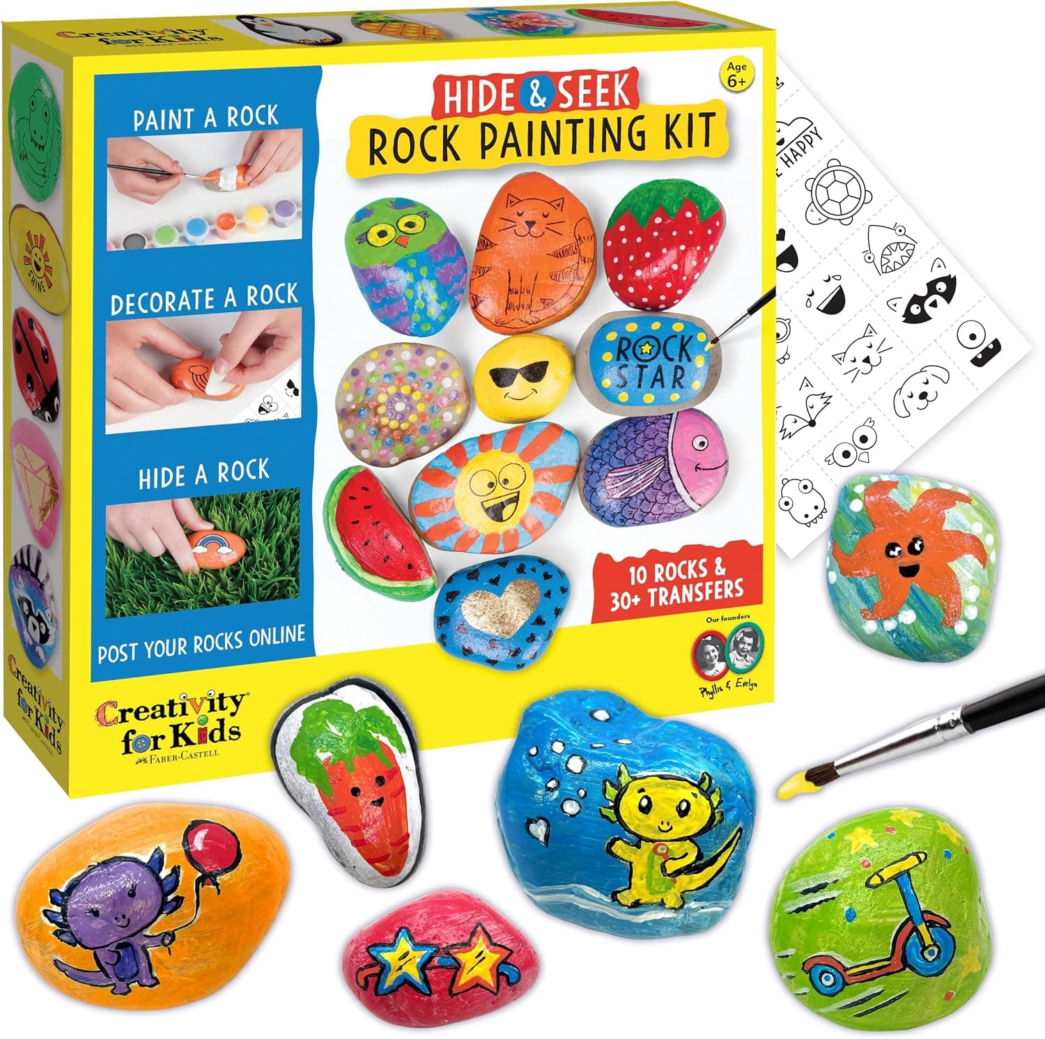 Creativity for Kids Hide & Seek Rock Painting Kit