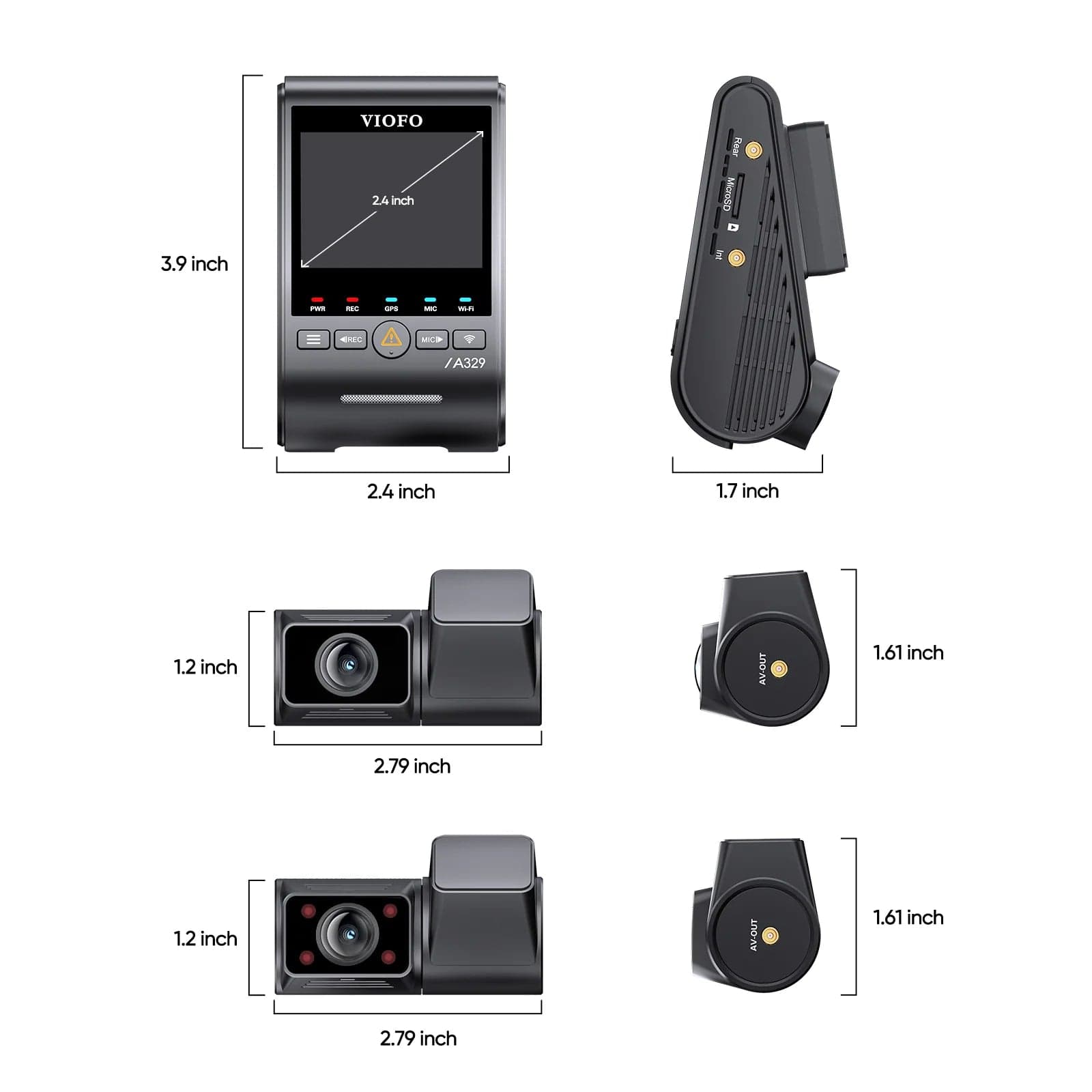 VIOFO A329S Multi-Channel Dash Cam