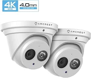 Amcrest 4K UltraHD Outdoor AI IP Camera (IP8M-T2499EW-AI)