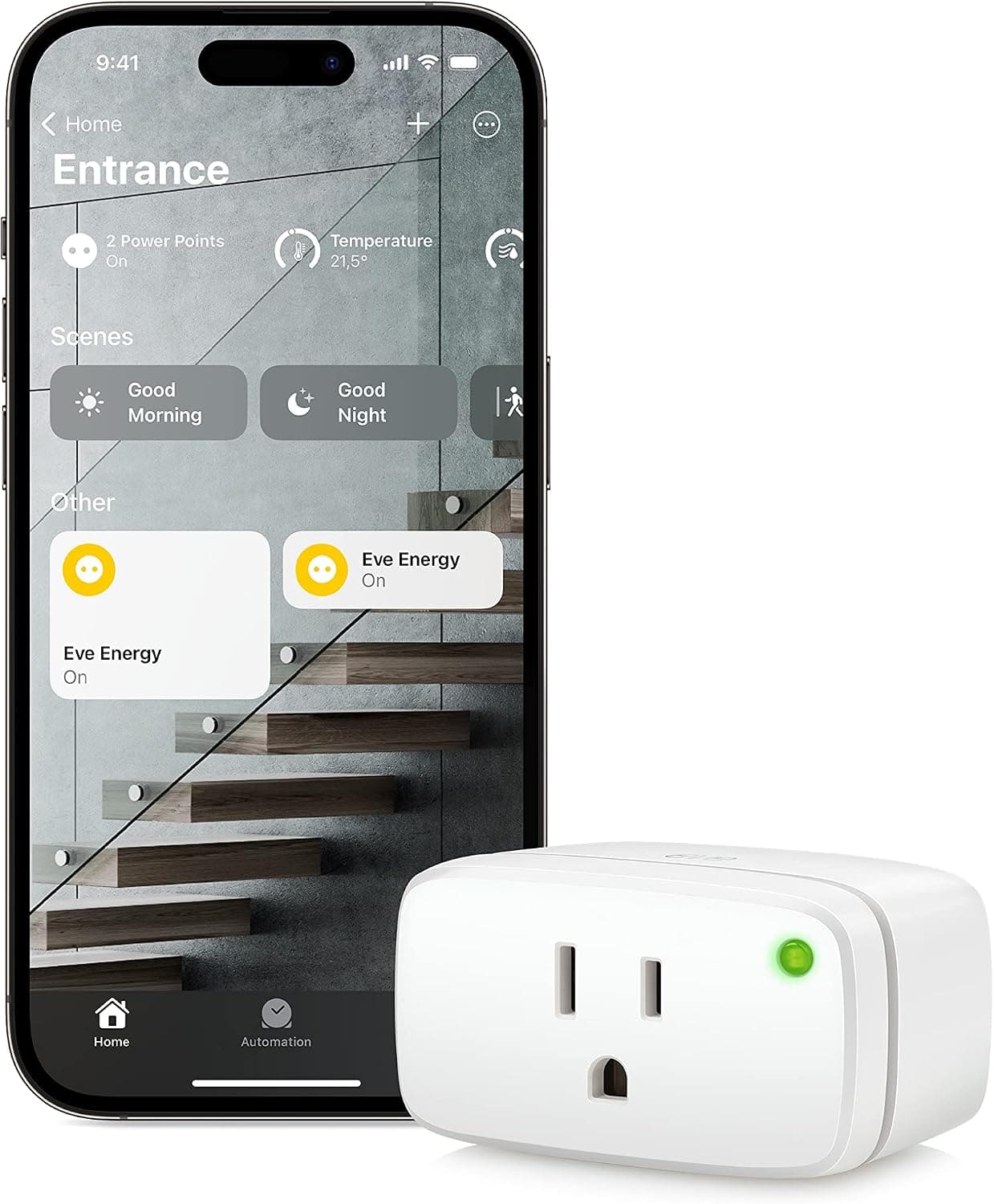 Eve Energy Smart Plug & Power Meter (Matter)