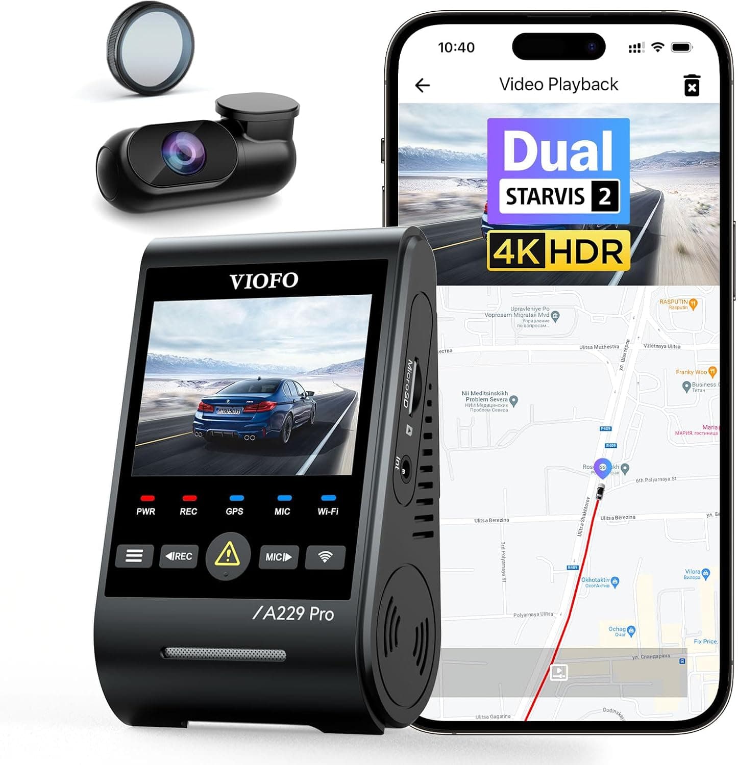 VIOFO A229 Pro Dual Channel