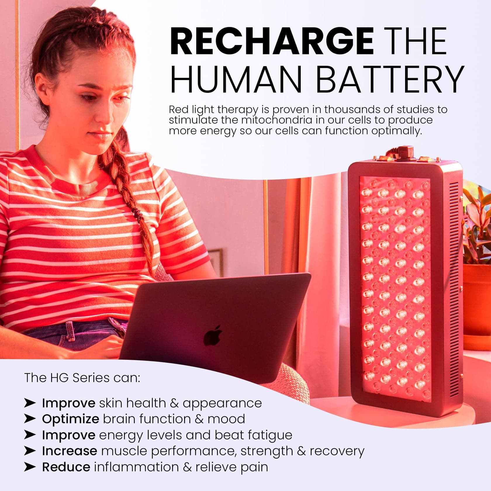 Hooga Red Light Therapy Device HG300