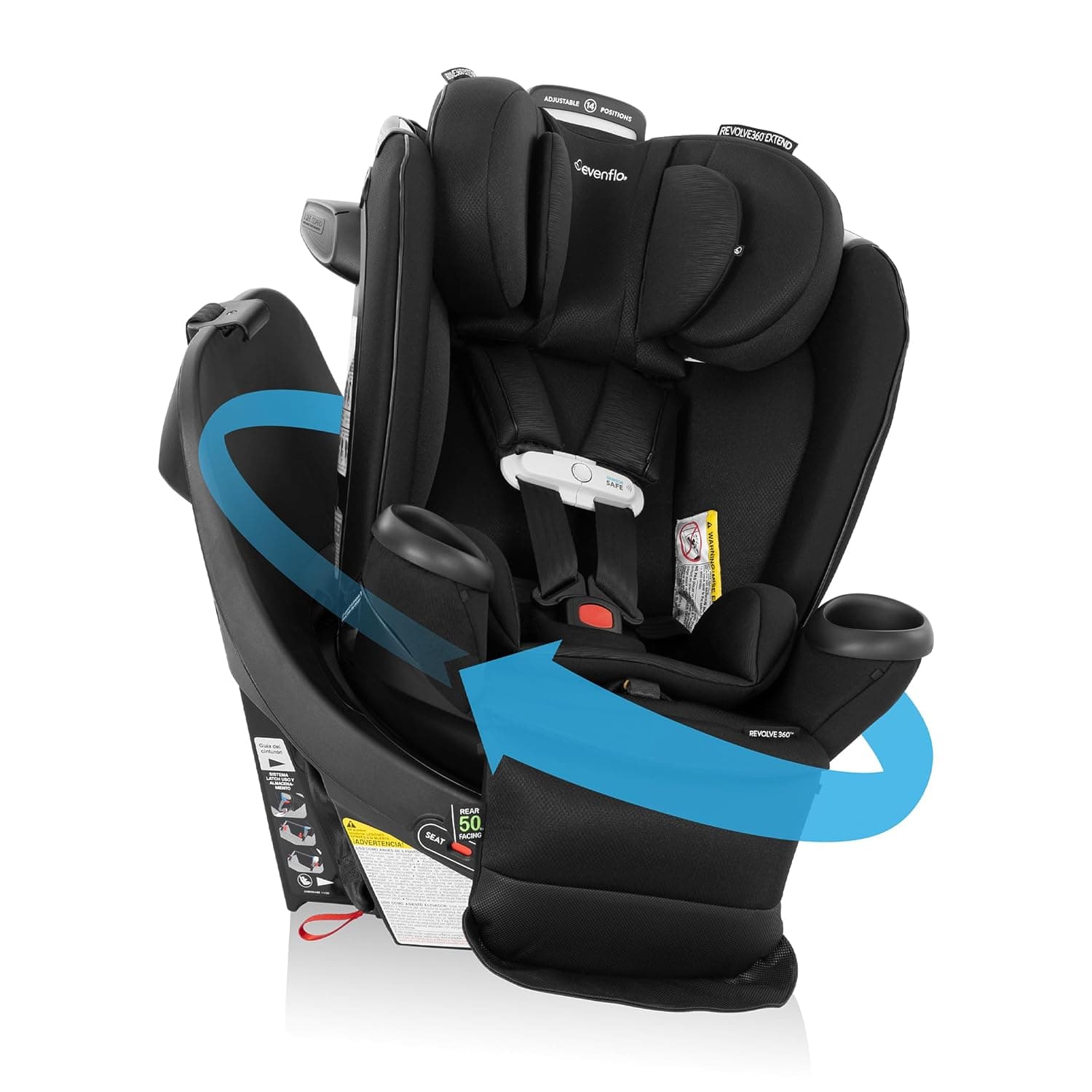 Evenflo Revolve360 Extend All-in-One Convertible Car Seat
