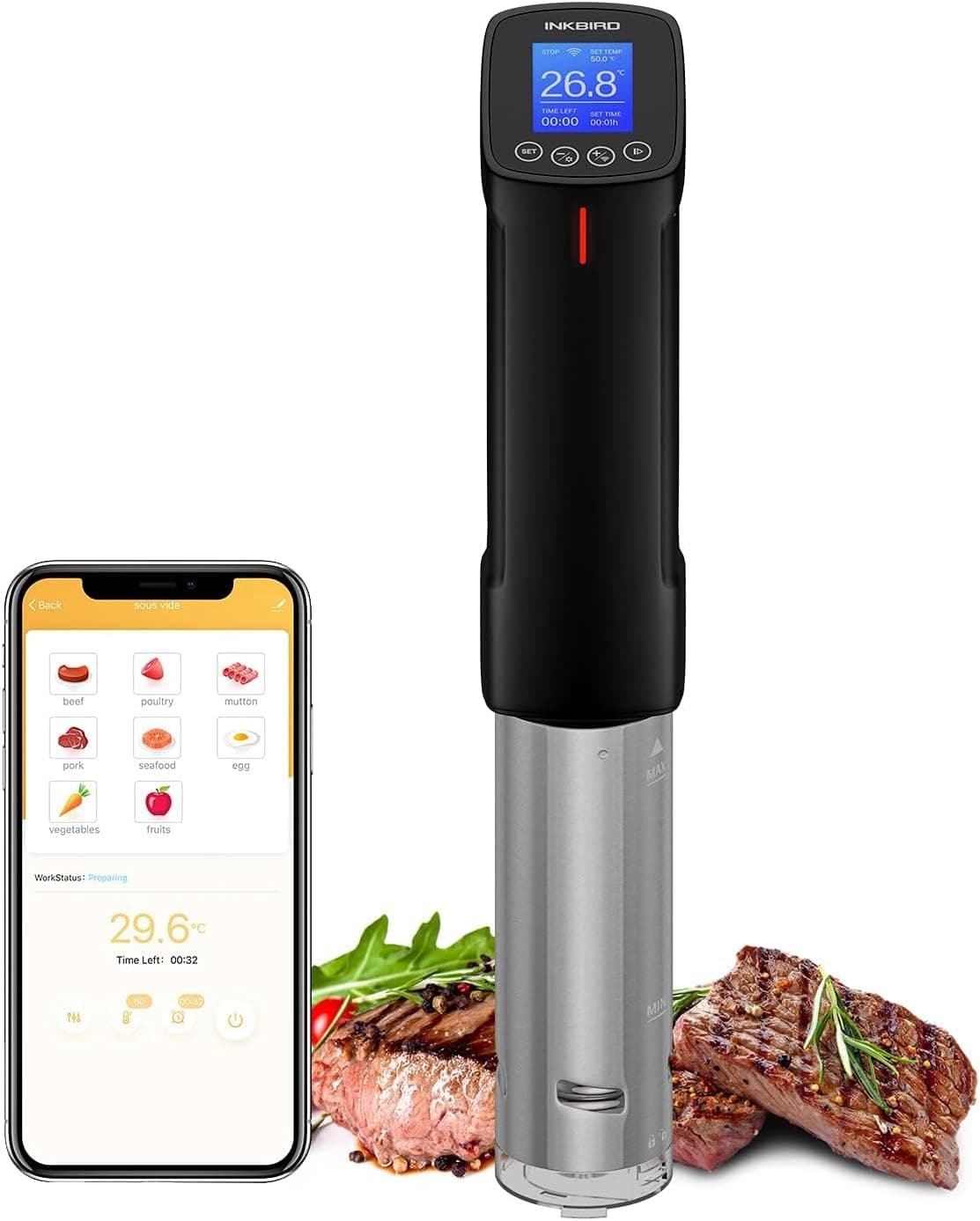 Inkbird ISV-100W WiFi Sous Vide Immersion Circulator