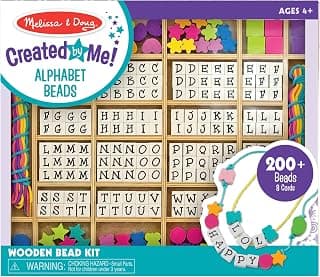 Melissa & Doug Created by Me! Bead & Button Necklace Kit
