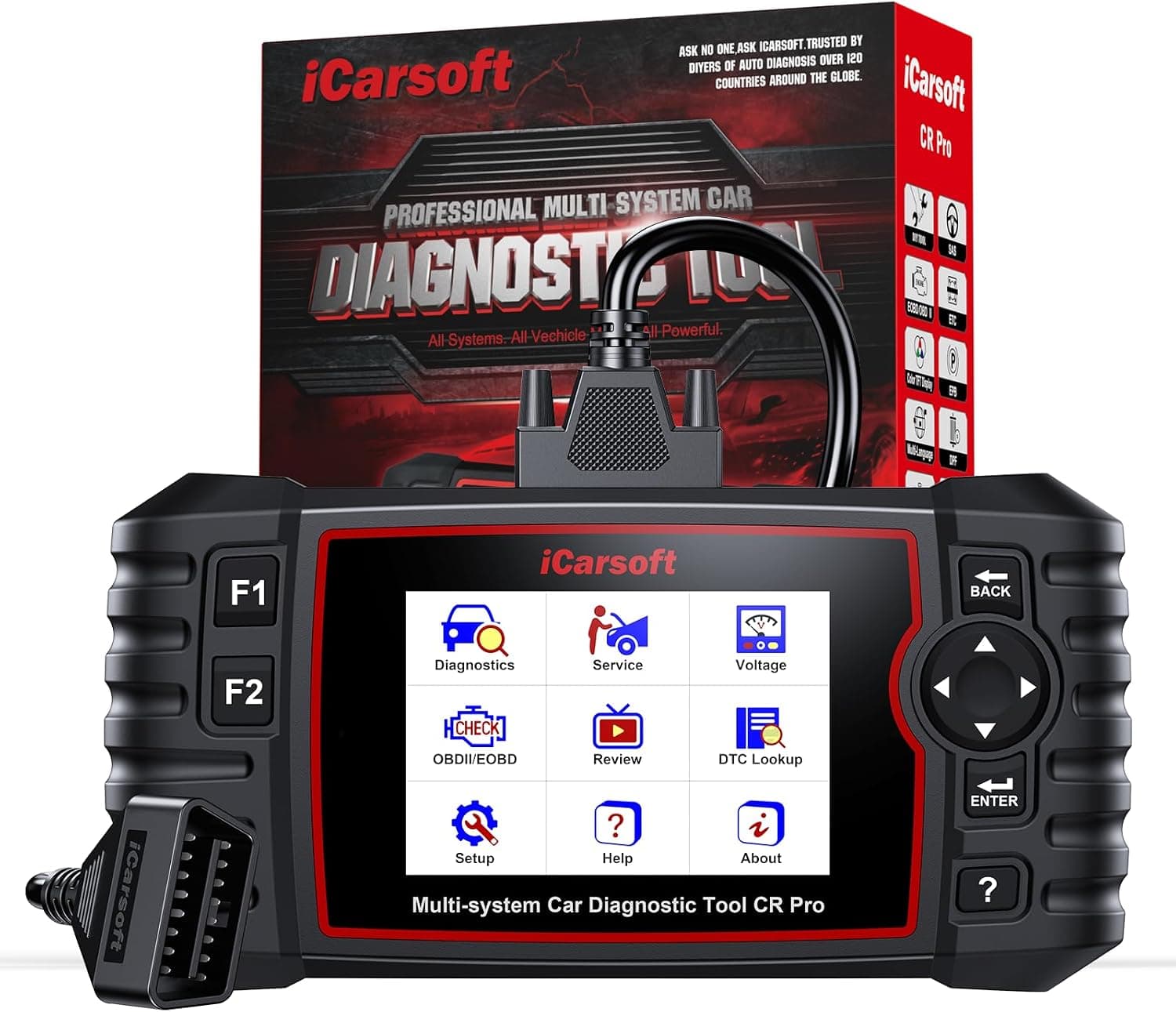iCarsoft CR Pro Multi-System Diagnostic Tool