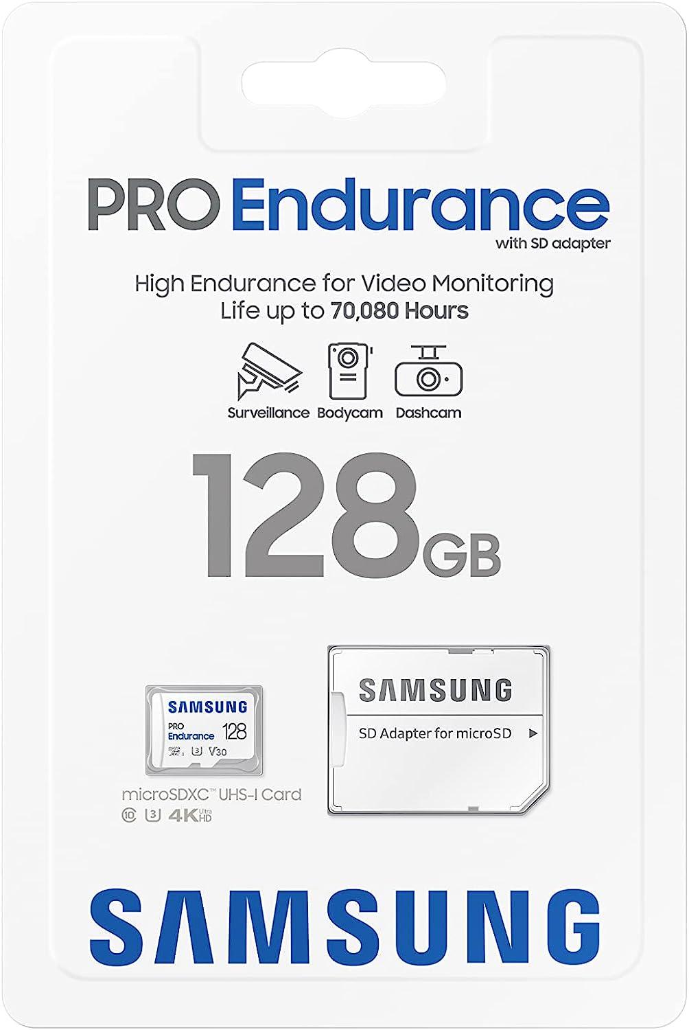 128GB Endurance MicroSD Card for Security Camera