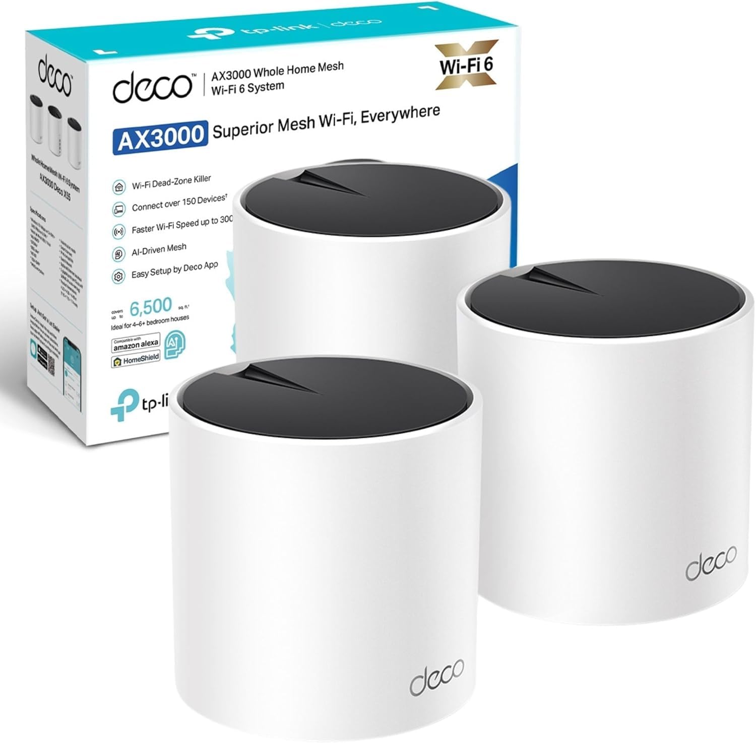 TP-Link Deco XE55 Wi-Fi 6E Mesh System