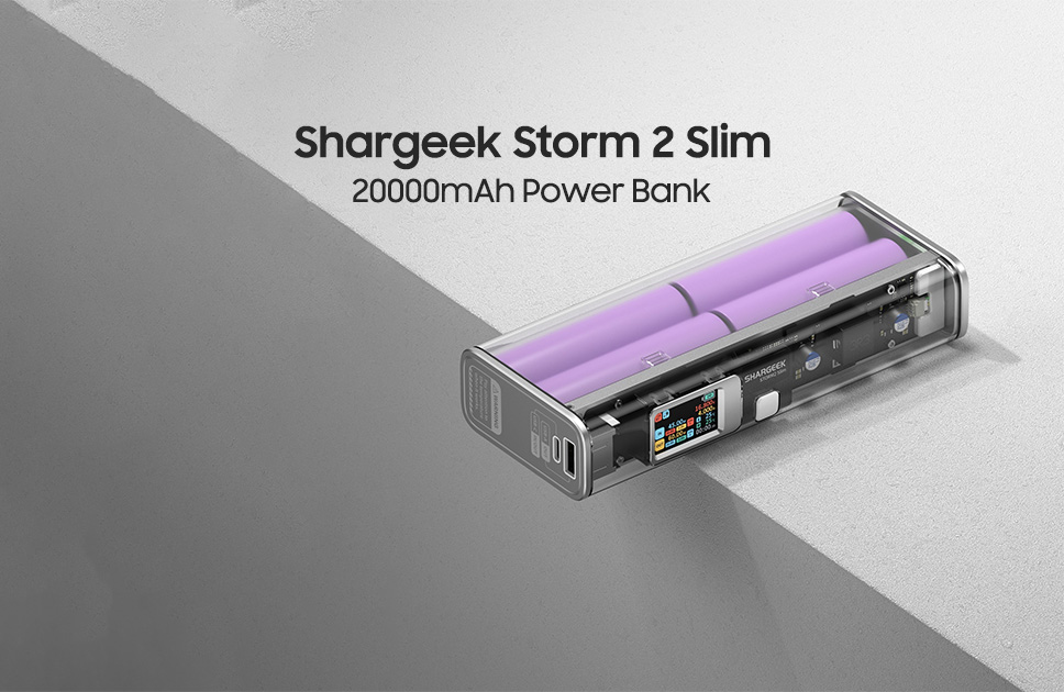 Shargeek Storm 2 Slim (65W, 20,000mAh)