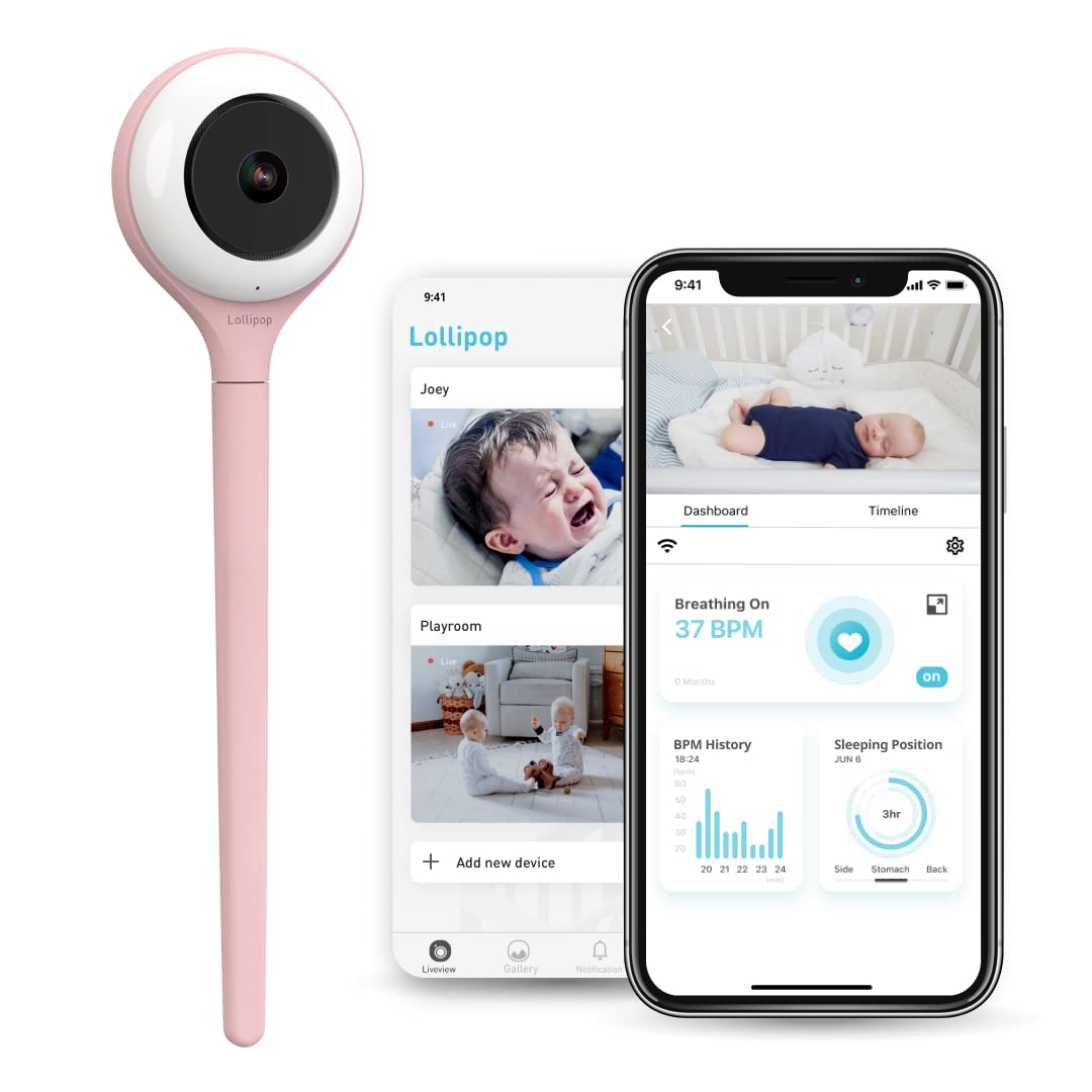 Lollipop Baby Camera with True Crying Detection