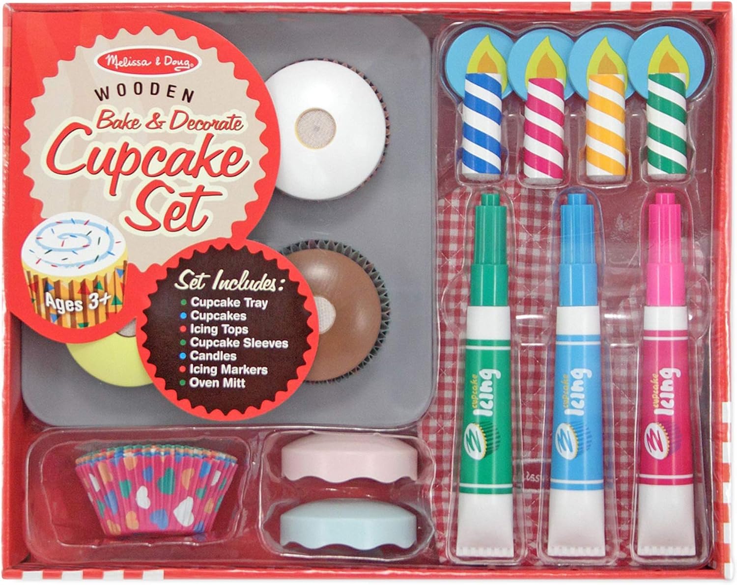Melissa & Doug Bake & Decorate Cupcake Set