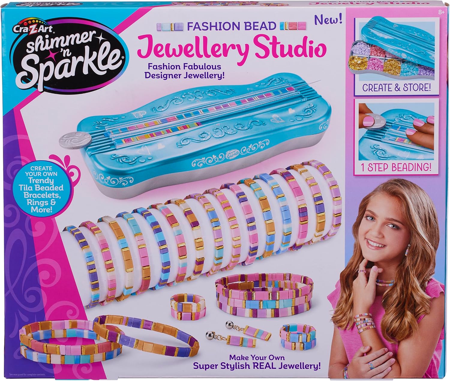 Cra-Z-Art Shimmer and Sparkle Deluxe Jewelry Studio