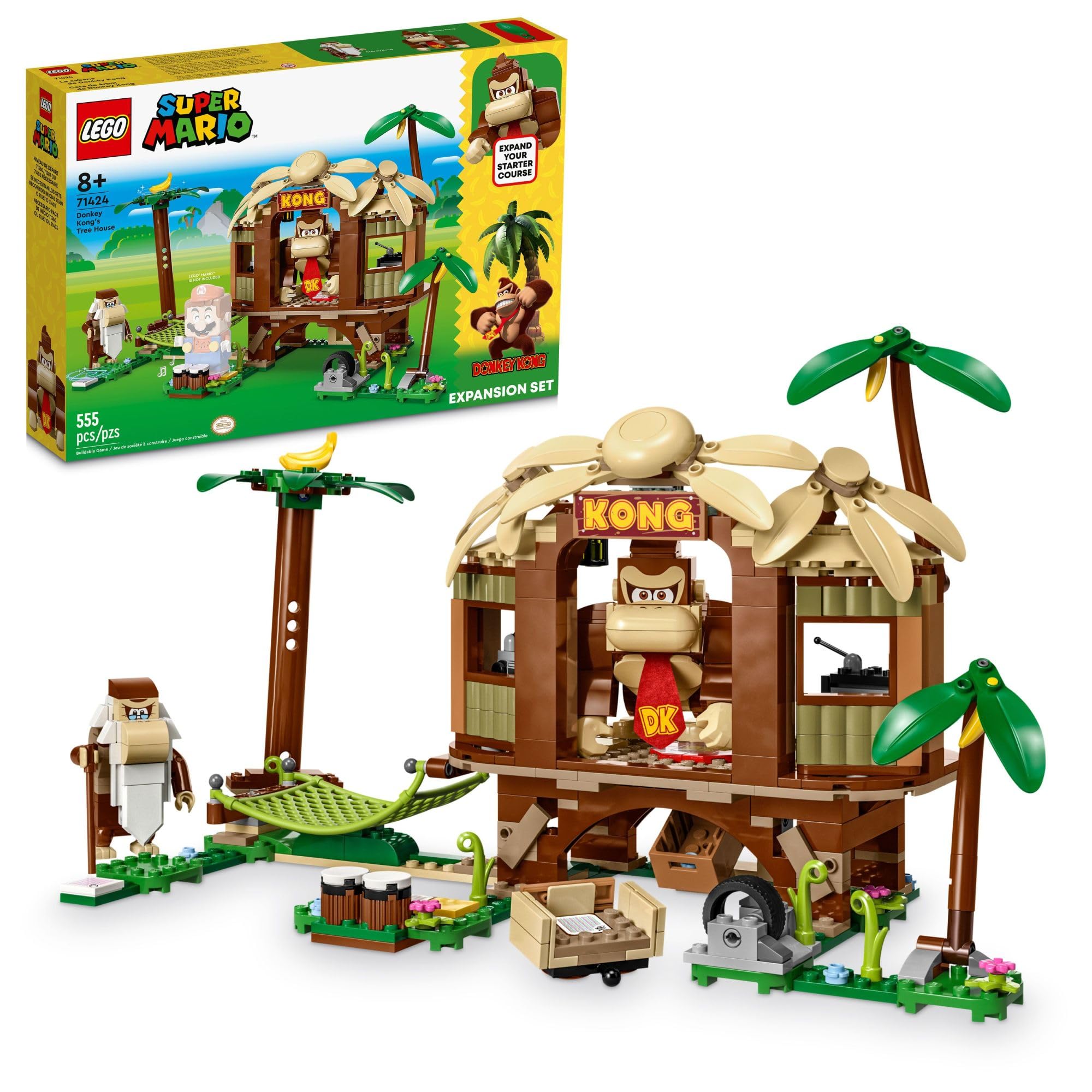 LEGO Super Mario Kart Donkey Kong's Tree House Expansion Set (71424)