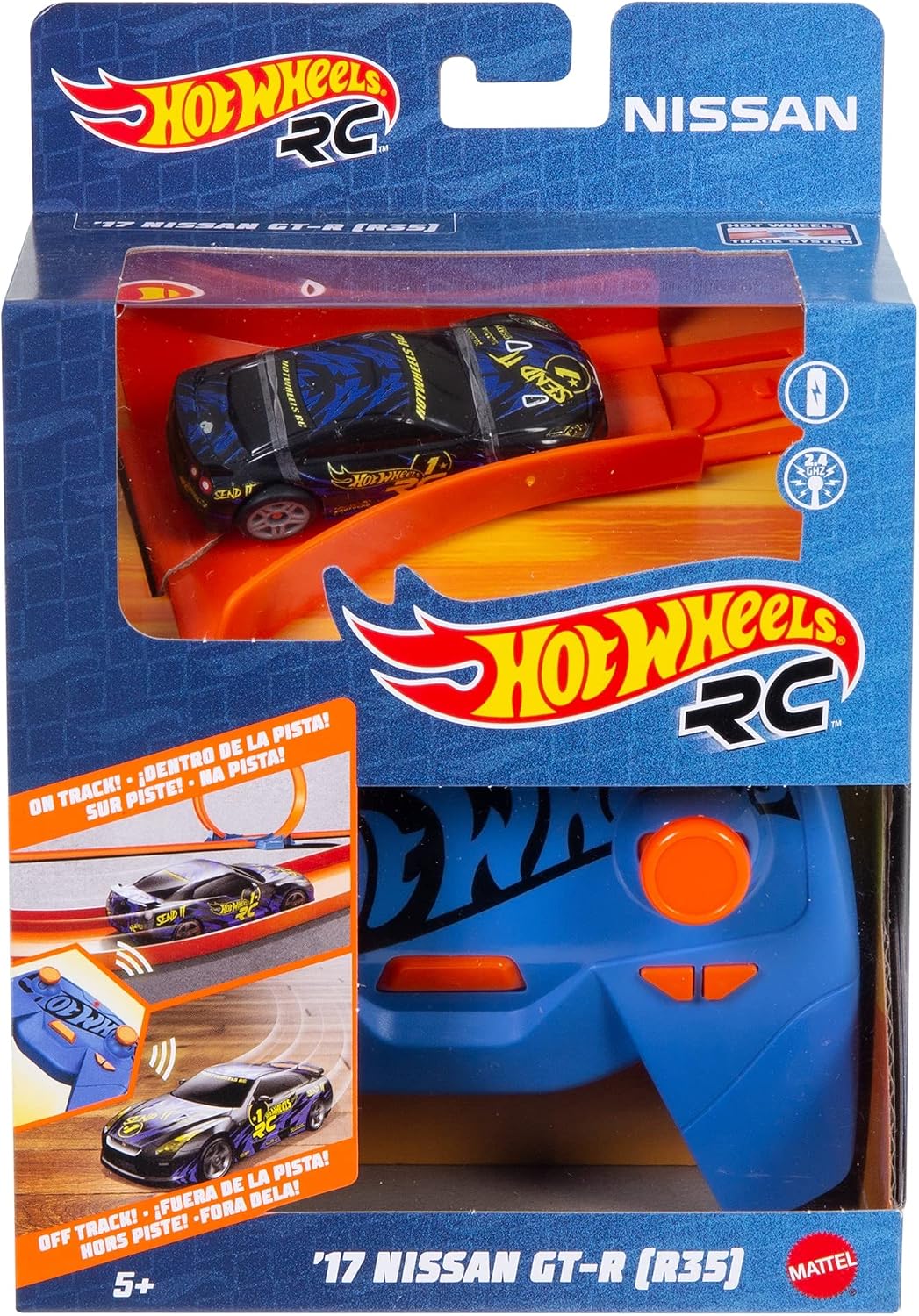 Hot Wheels RC '17 Nissan GT-R 1:64 Scale