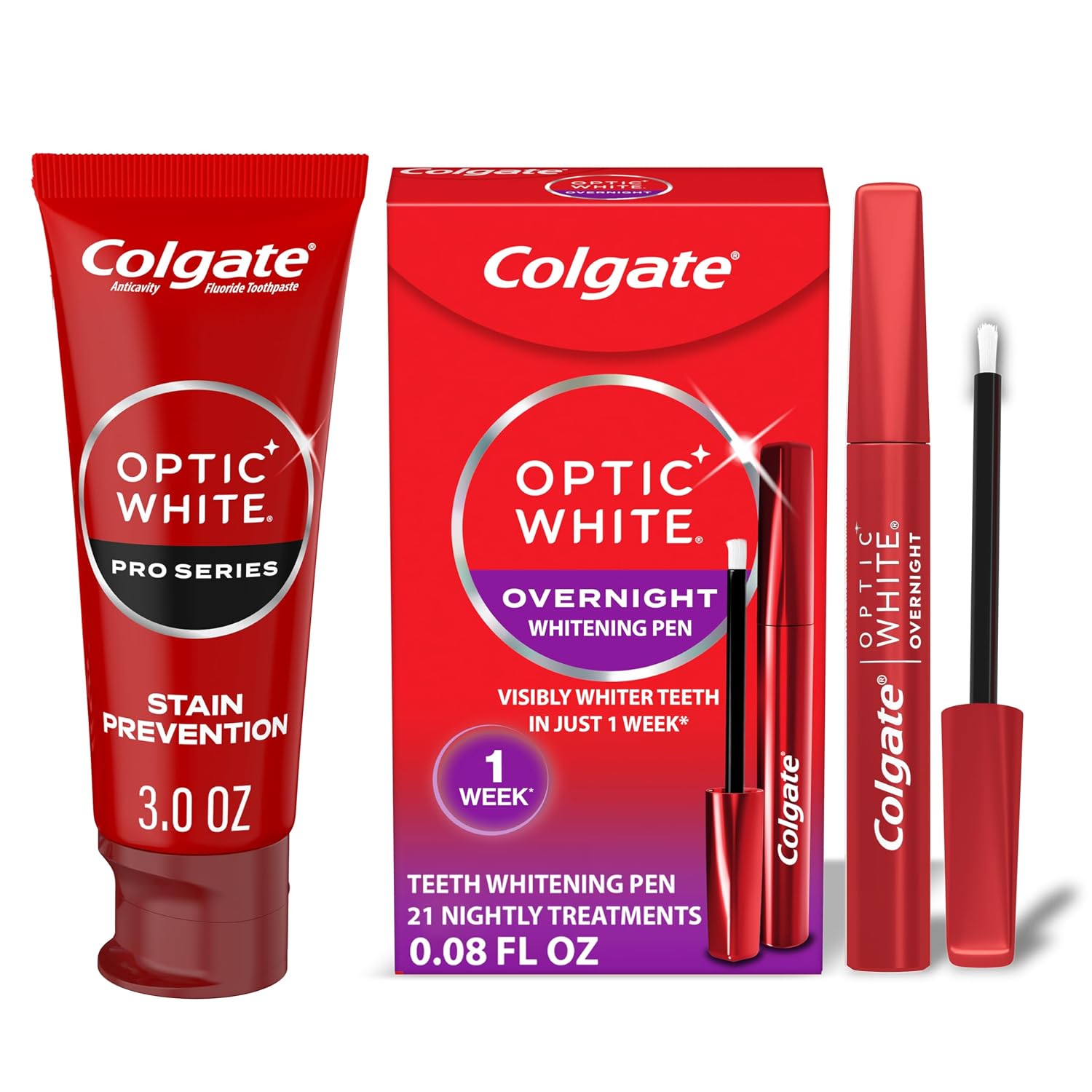 Colgate Optic White O2 Teeth Whitening Kit
