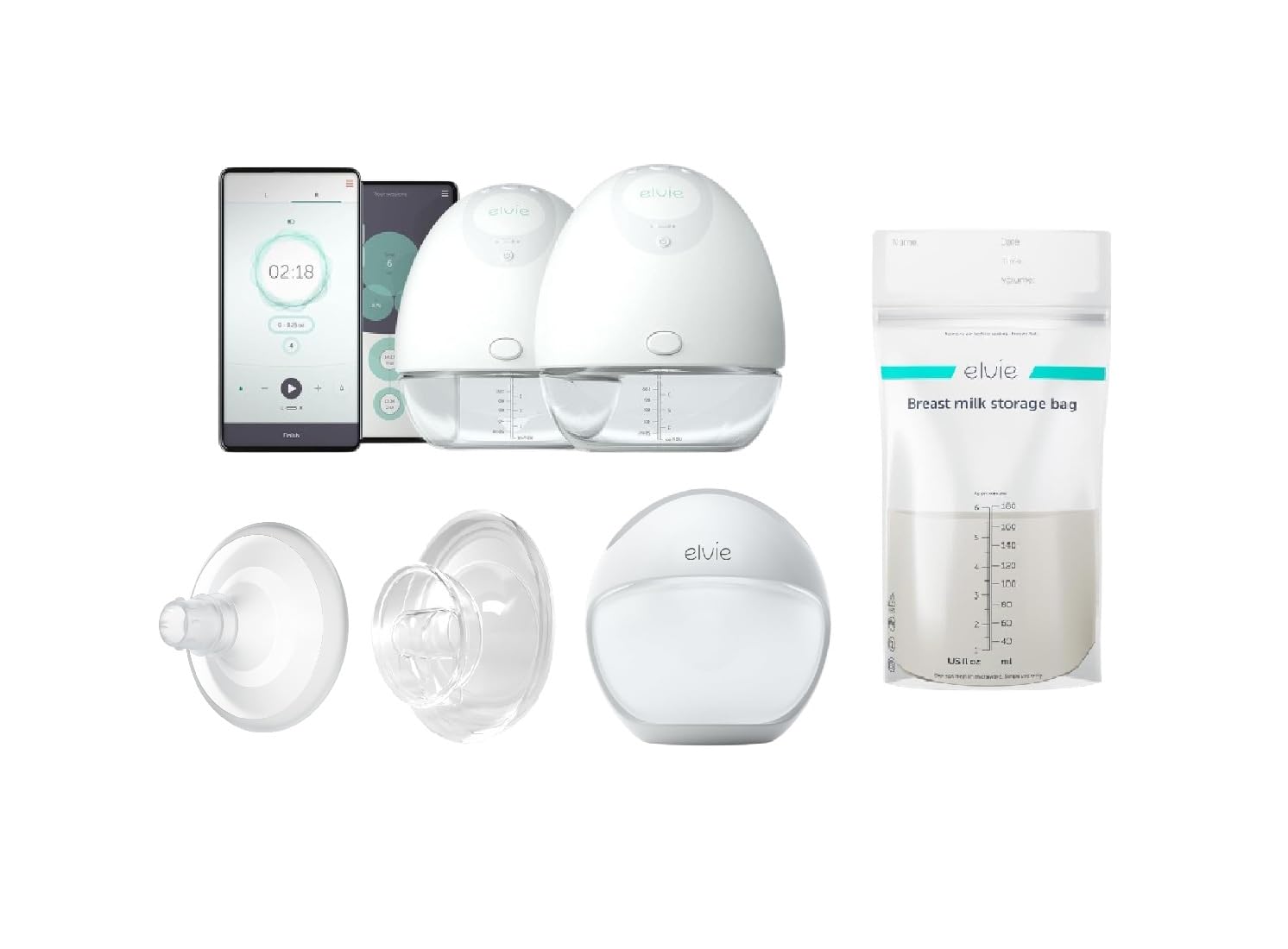 Elvie Curve Manual Wearable Breast Pump