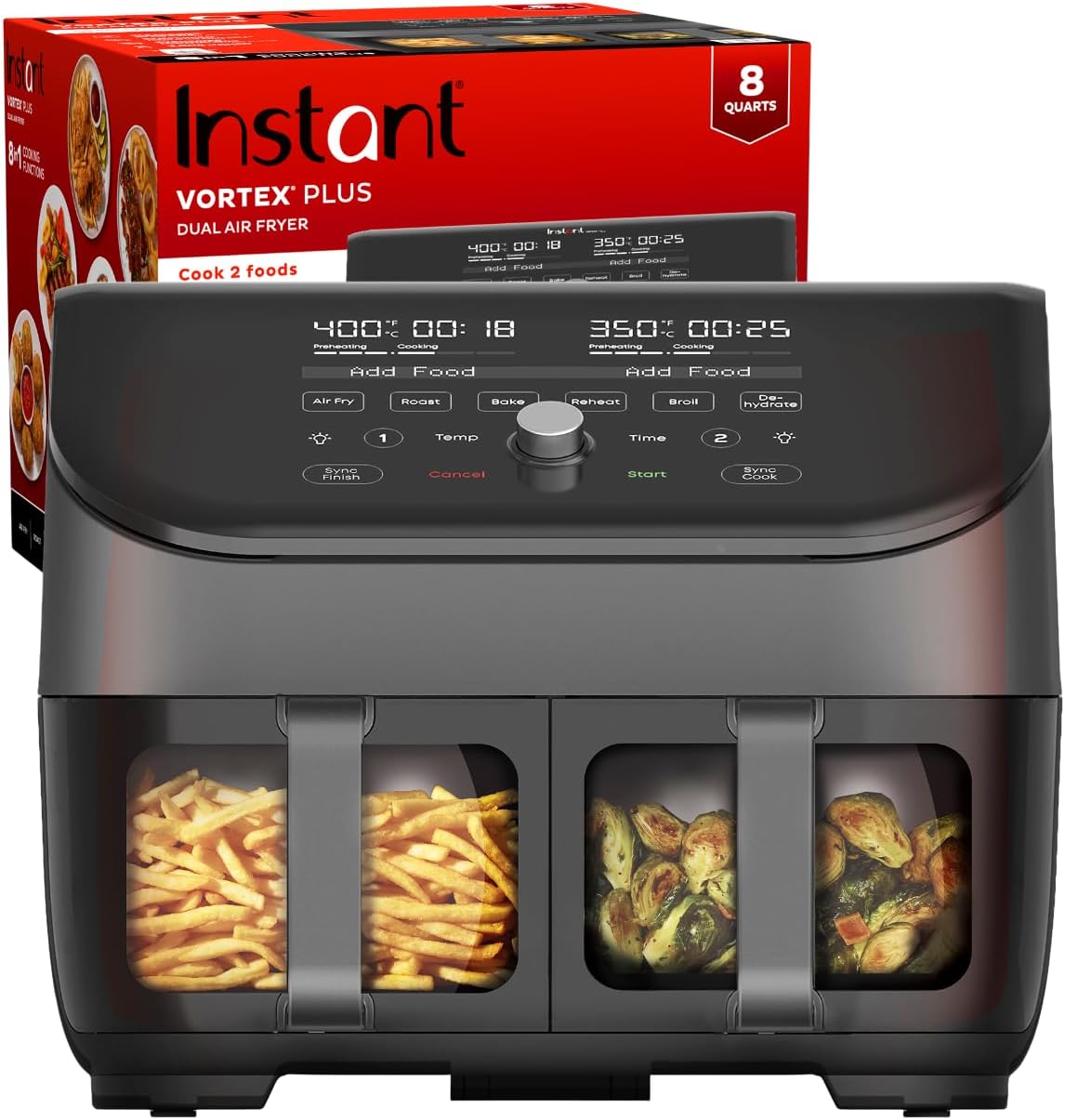 Instant Vortex Plus Dual Basket Air Fryer