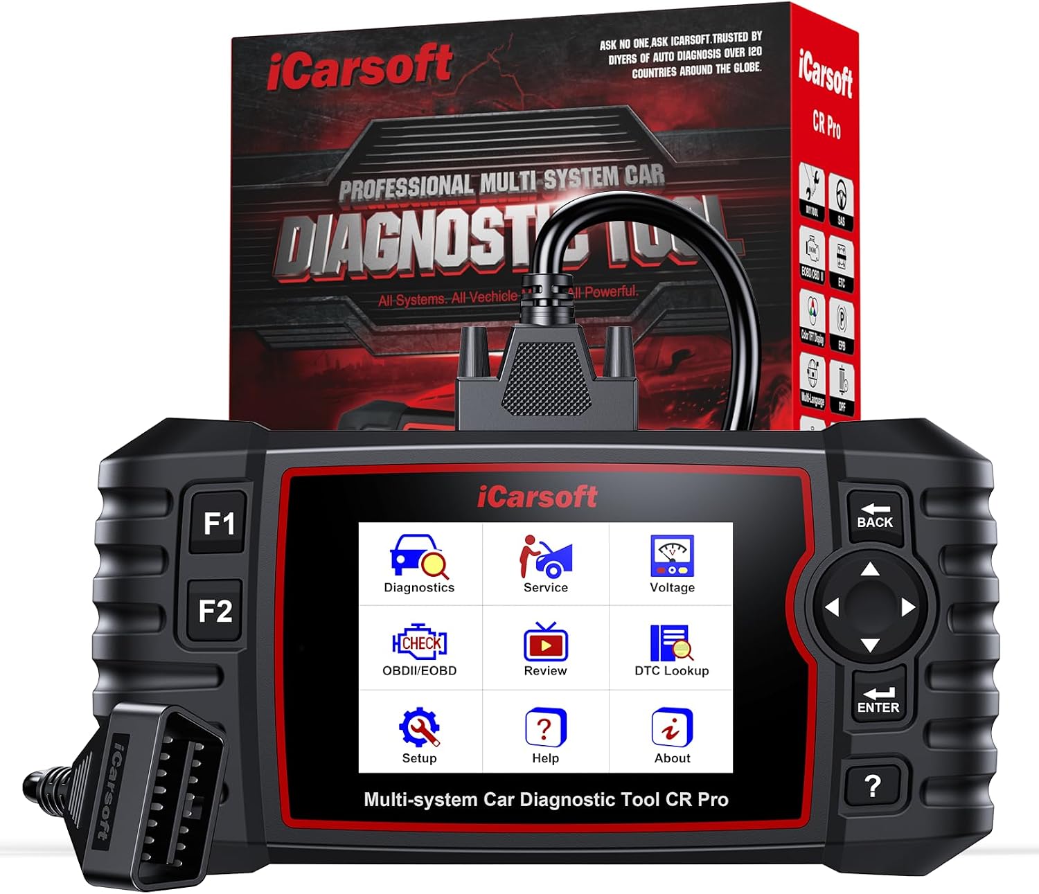 iCarsoft CR Pro Multi-System Diagnostic Tool