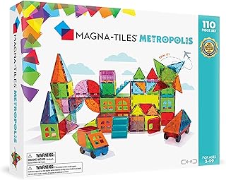 Magna-Tiles Metropolis 110 Piece Magnetic Building Set