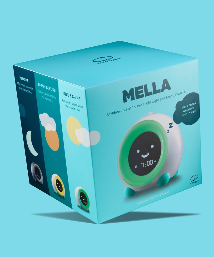 LittleHippo MELLA Ready to Rise Children's Sleep Trainer Clock