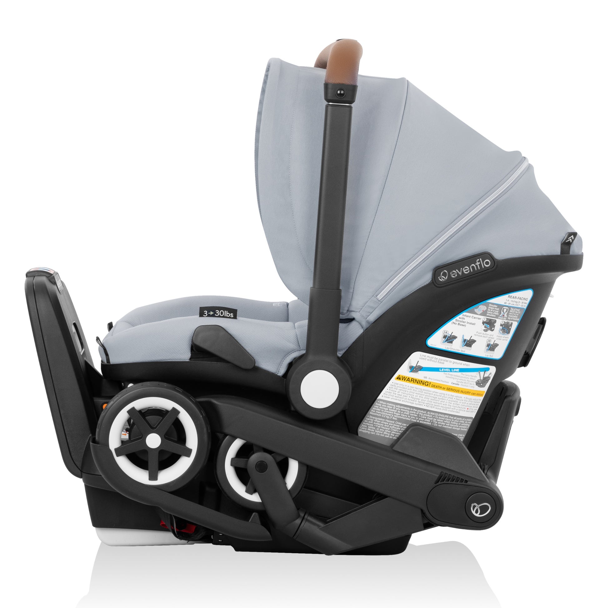 Evenflo Shyft DualRide Infant Car Seat and Stroller Combo